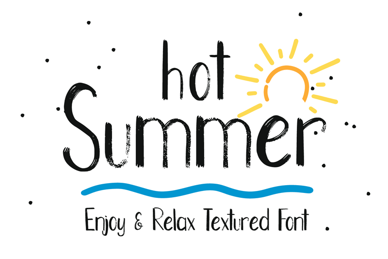 Hot Summer Font