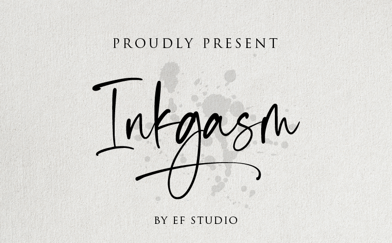 Inkgasm Font