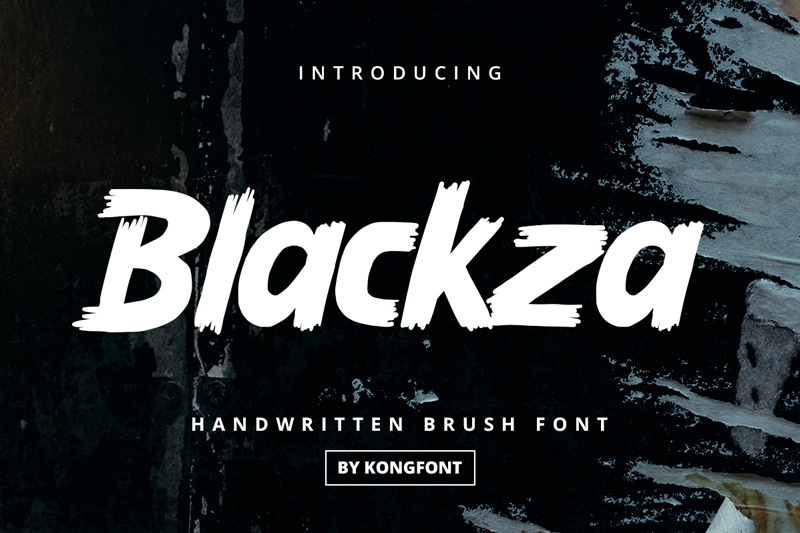Blackza Font