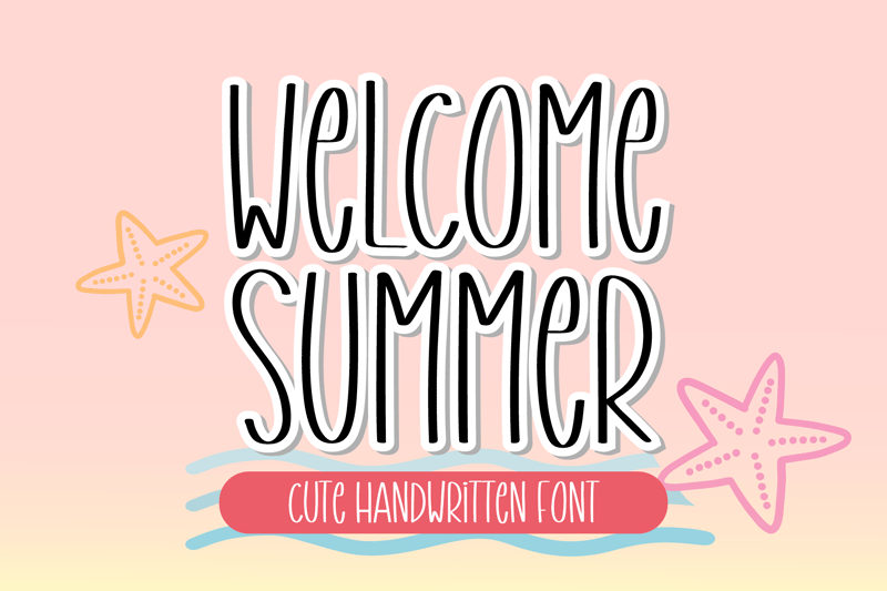 Welcome Summer Font