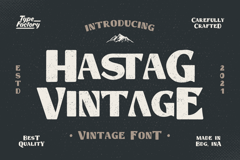 Hastag Font