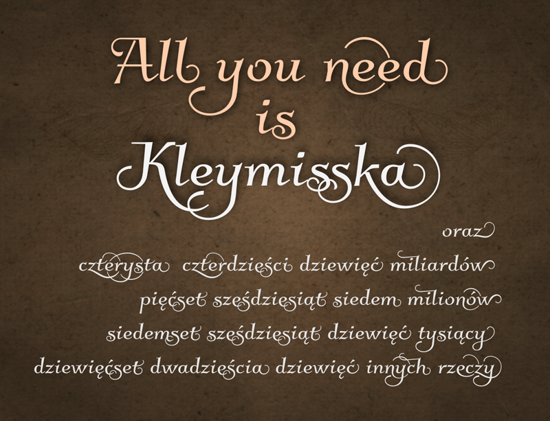 Kleymisska Font