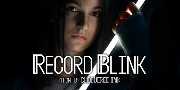Record Blink Font