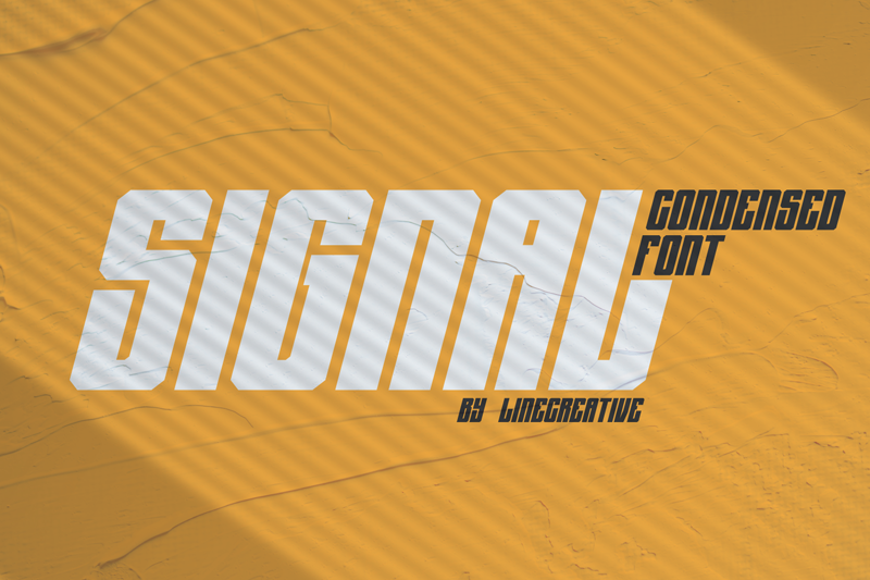 AJ Signal Font