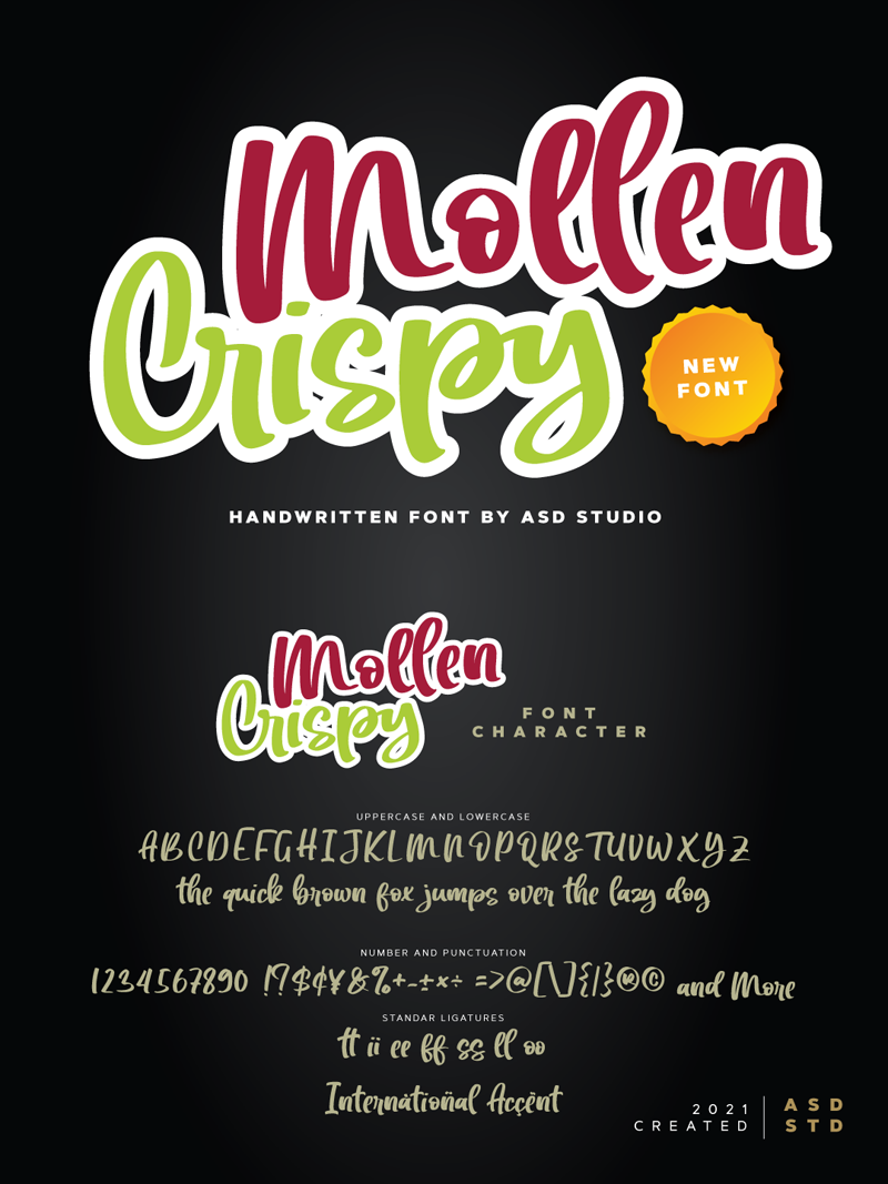 Mollen Crispy Font