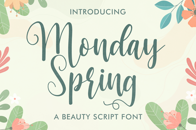 Monday Spring Font