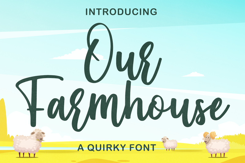 Our Farmhouse Font