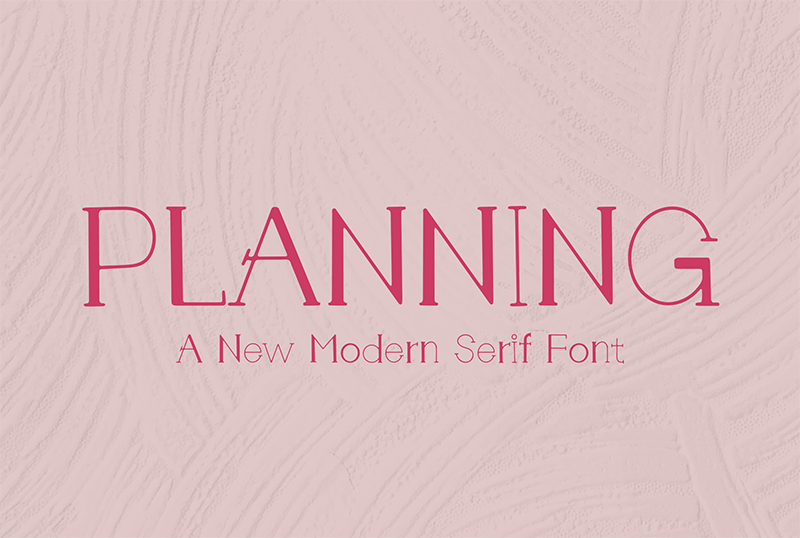 Planning Font