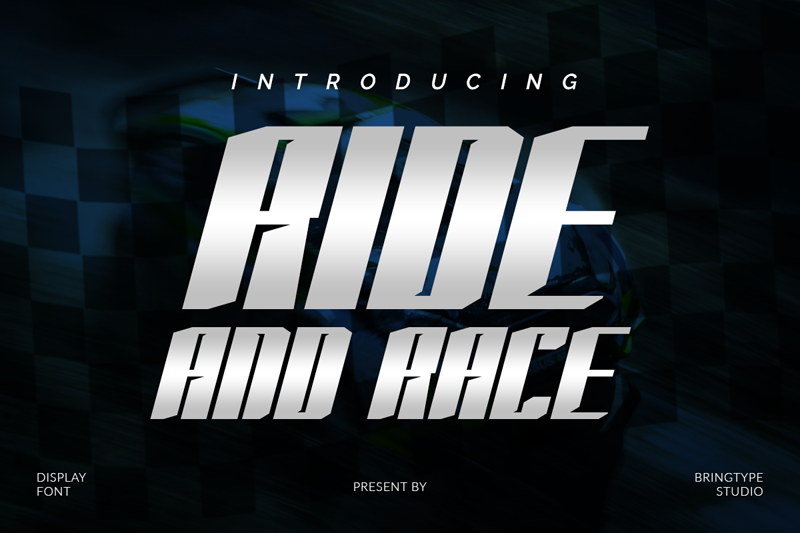 Ride And Race Font