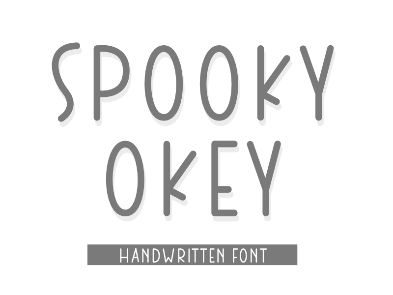 Spooky Okey Font