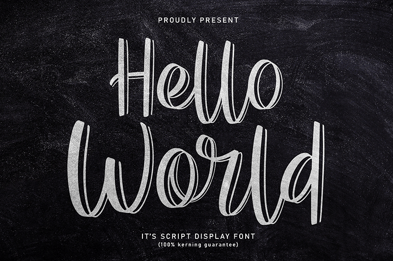 Hello World Font