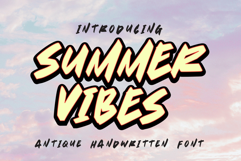 Summer Vibes Font