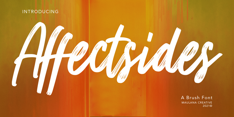 Affectsides Font