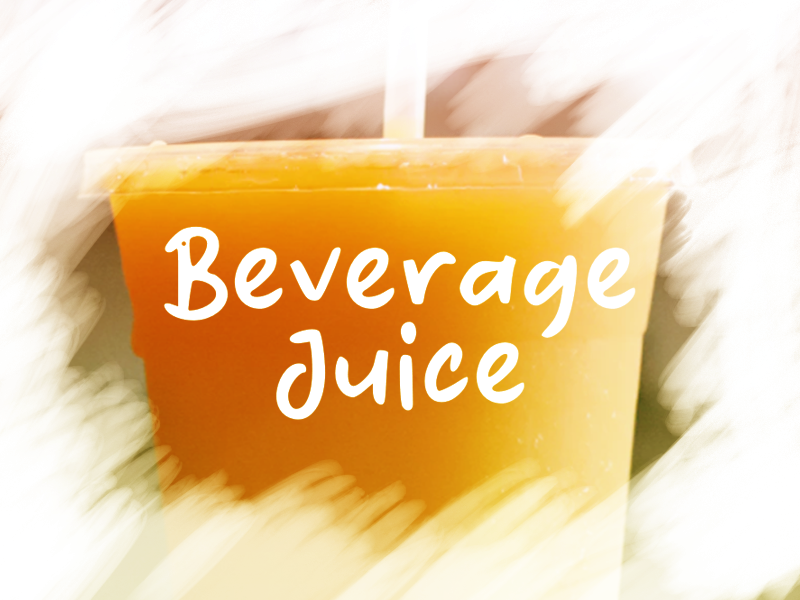 b Beverage Juice Font