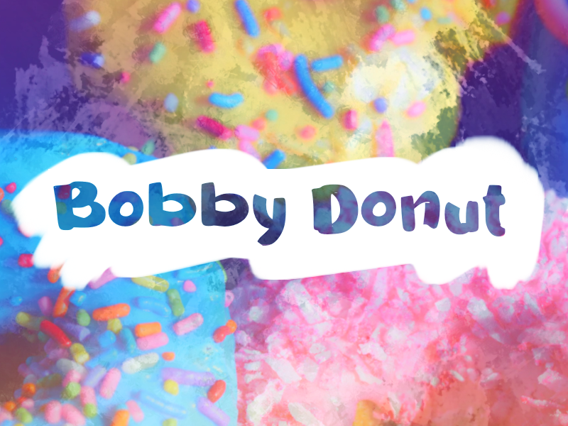 b Bobby Donut Font