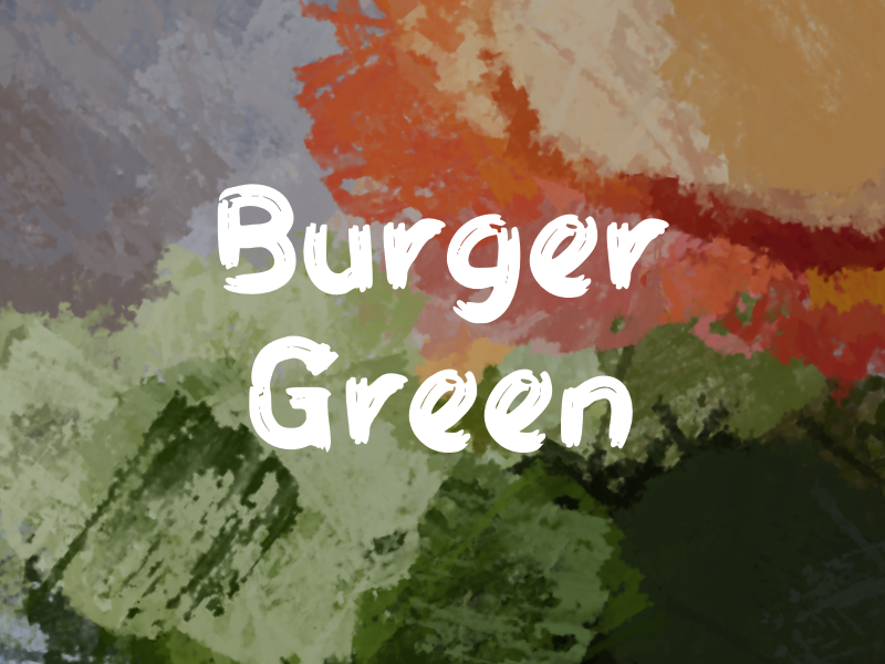 b Burger Green Font