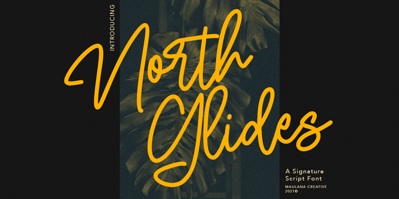 North Glides Font