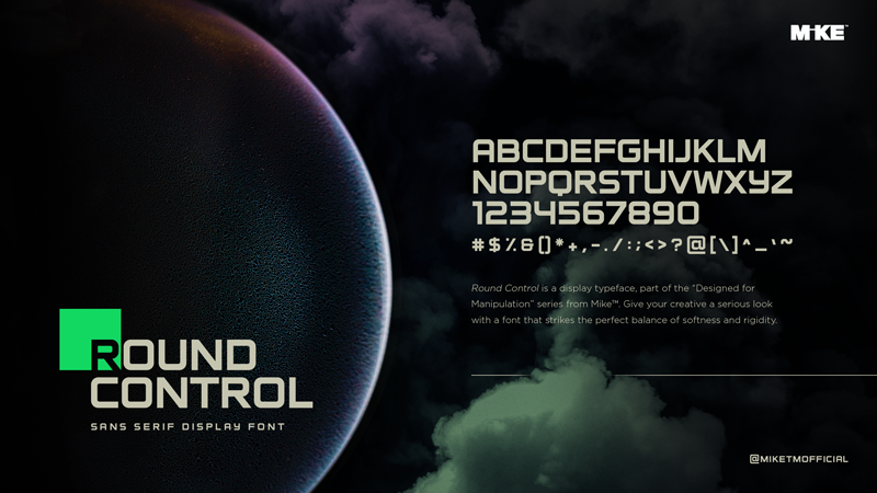 Round Control Font