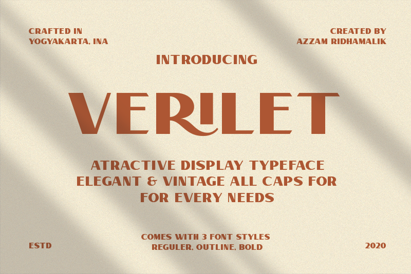 Verilate Font