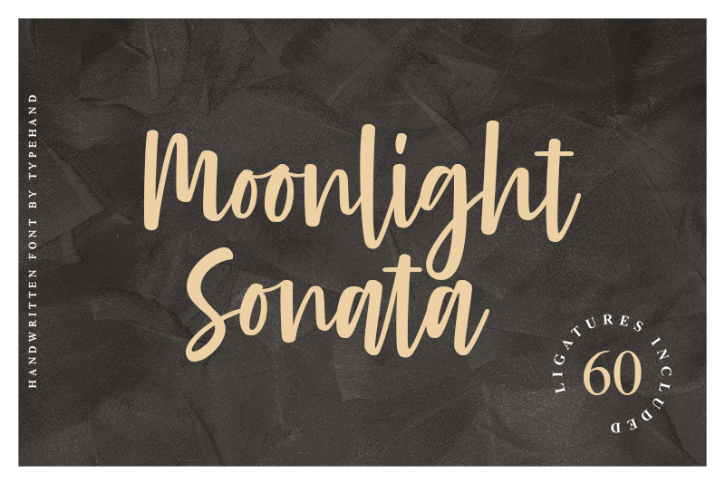 Moonlight Sonata Font