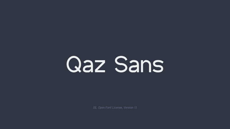 Qaz Font