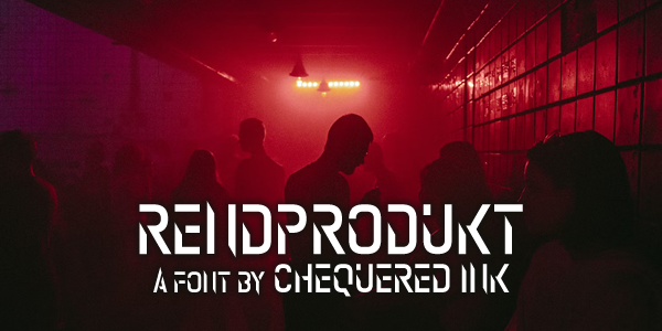 Rendprodukt Font