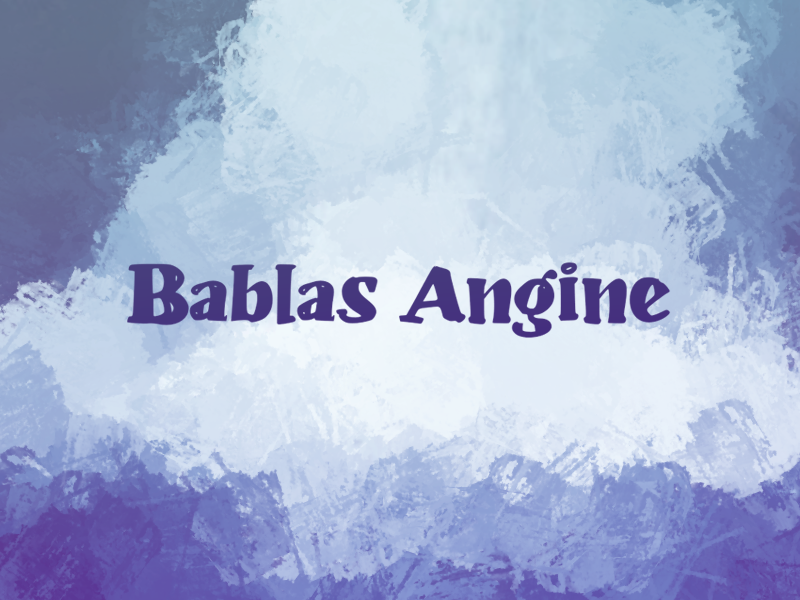 b Bablas Angine Font