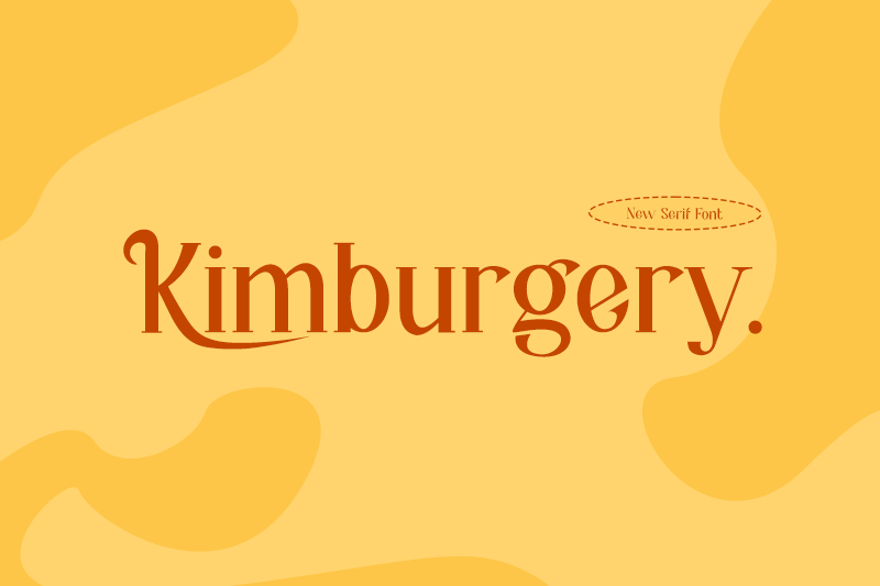 Kimburgery Font