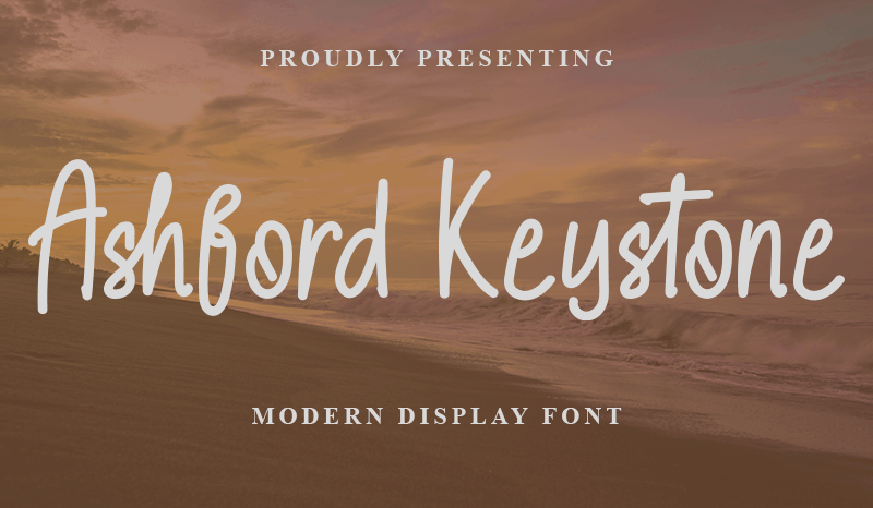 Ashford Keystone Font