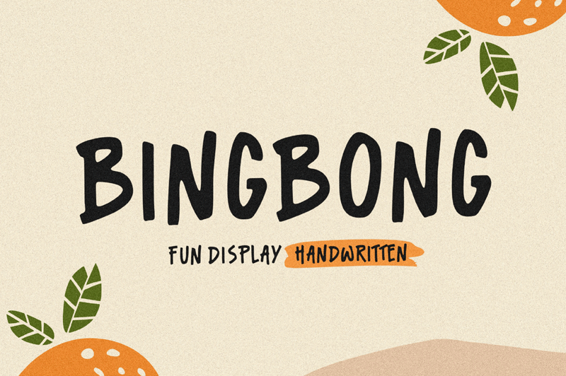 Bingbong Font