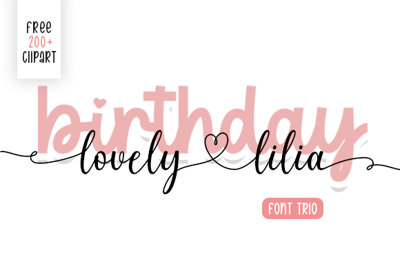 Birthday Display Font