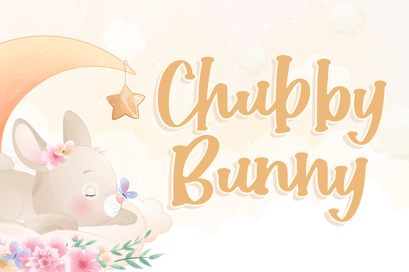 Chubby Bunny Font