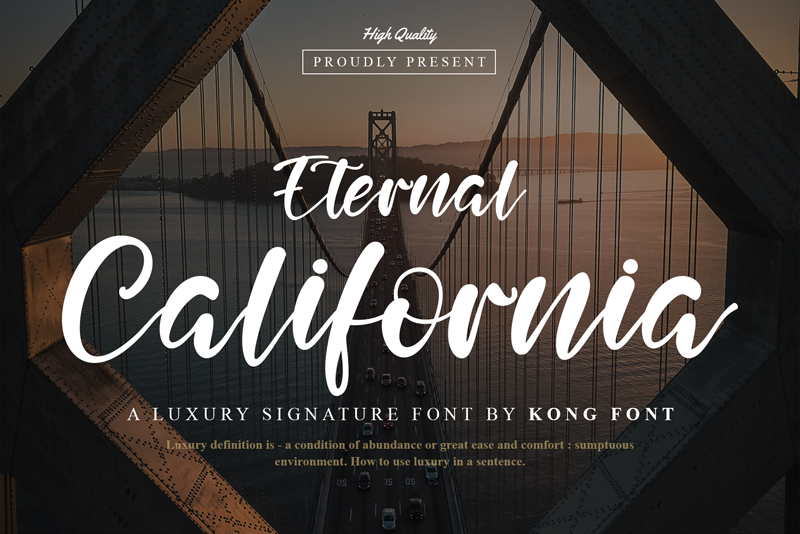 Eternal California Font