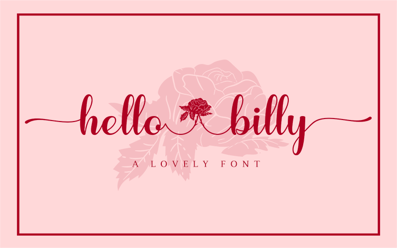 Hello Billy Font