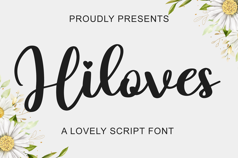 Hiloves Font
