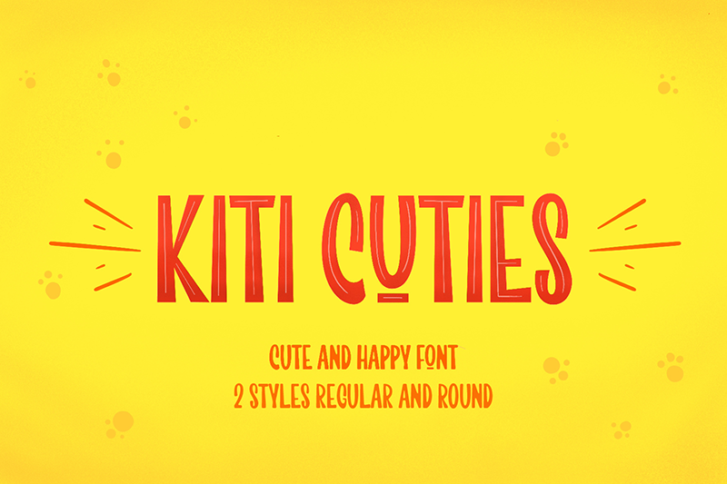 Kiti Cuties Round Font