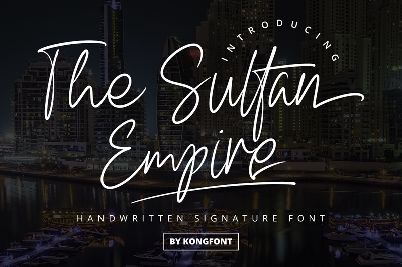 The Sultan Empire Font