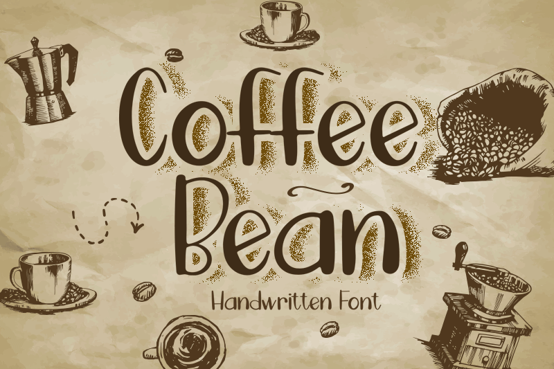 Coffee Bean Font
