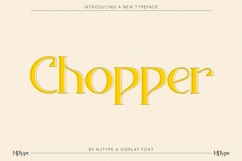 Chopper Font