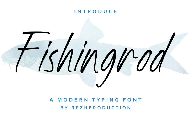 Fishingrod Font