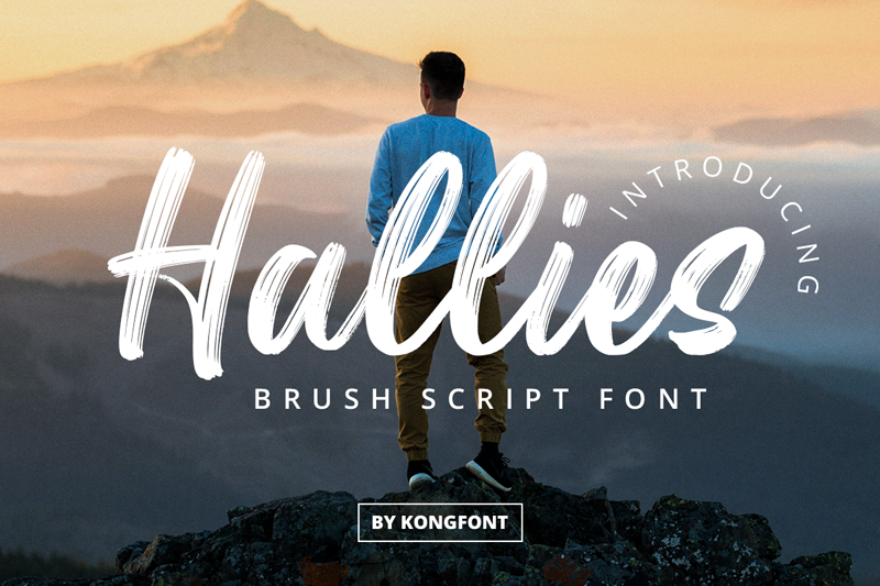 Hallies Font