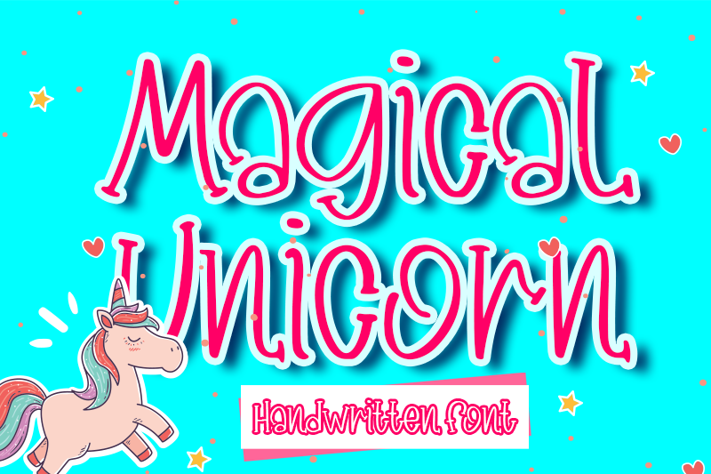 Magical Unicorn Font
