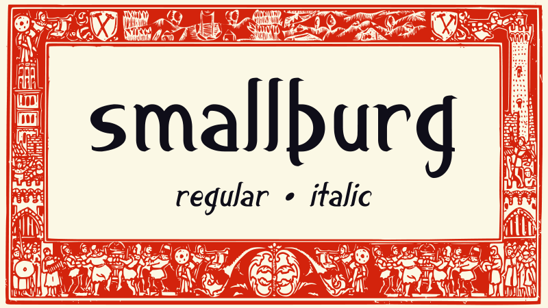 Smallburg Font
