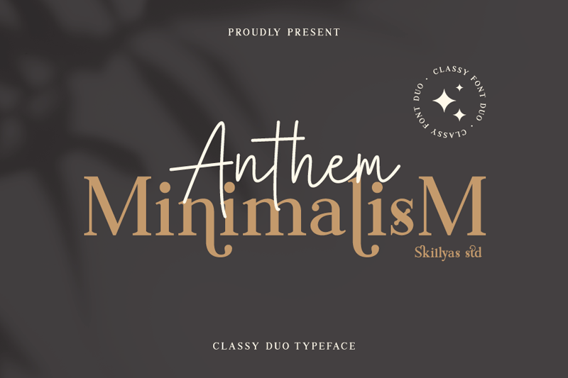 Anthem Minimalism Script Font