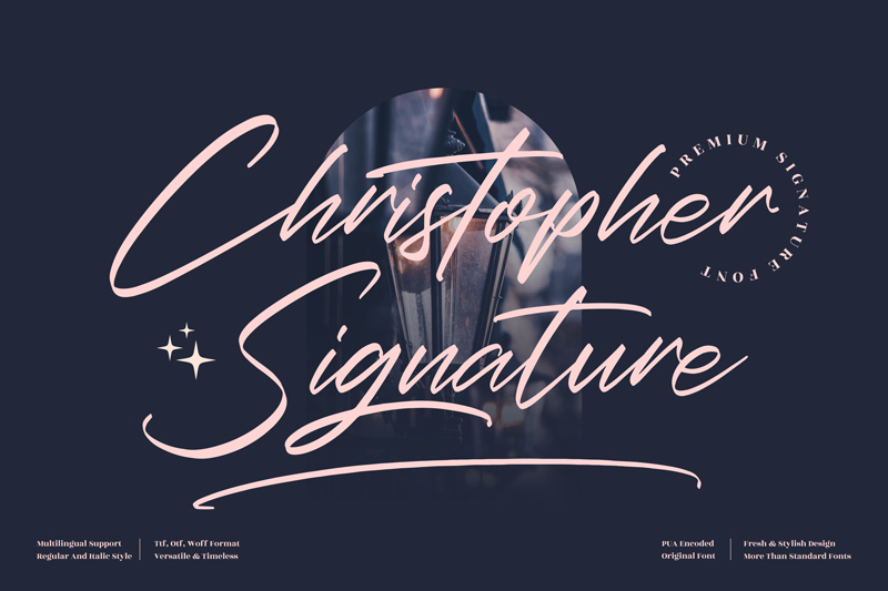 Christopher Signature Font