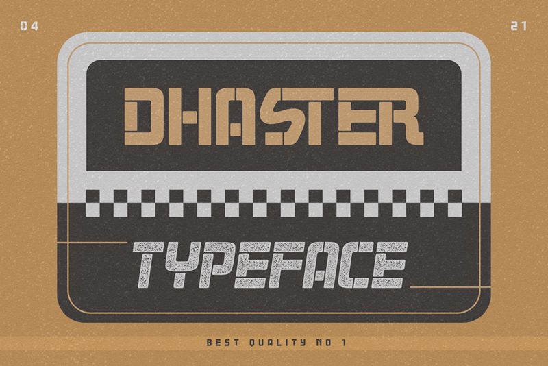 Dhaster Font