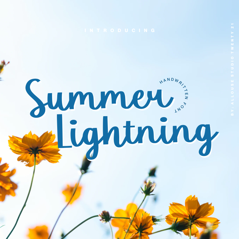 Summer Lightning Font
