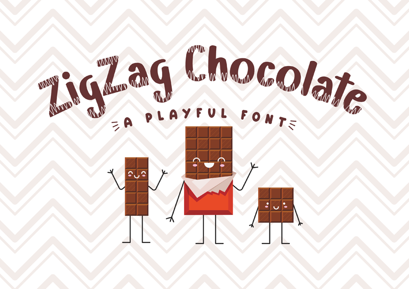 ZigZag Chocolate Font