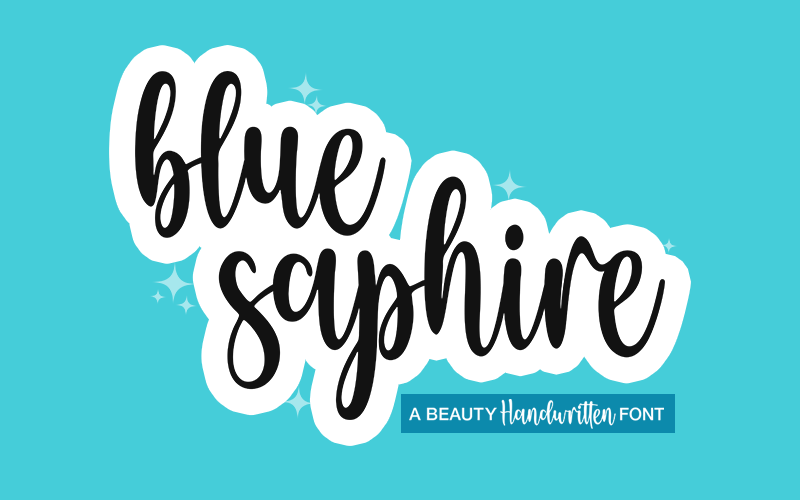 Blue Sapphire Font