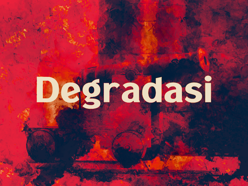 d Degradasi Font